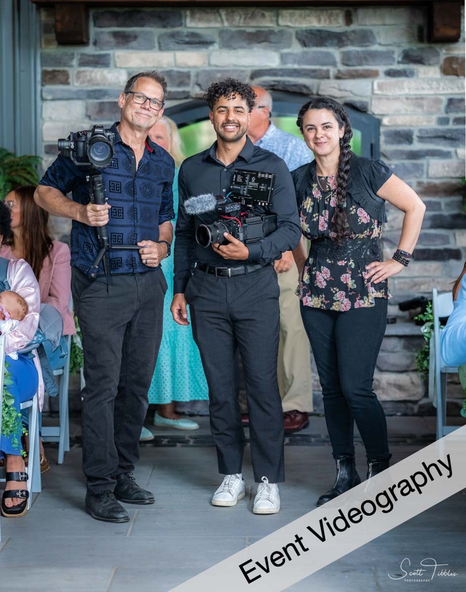 Event video production crew