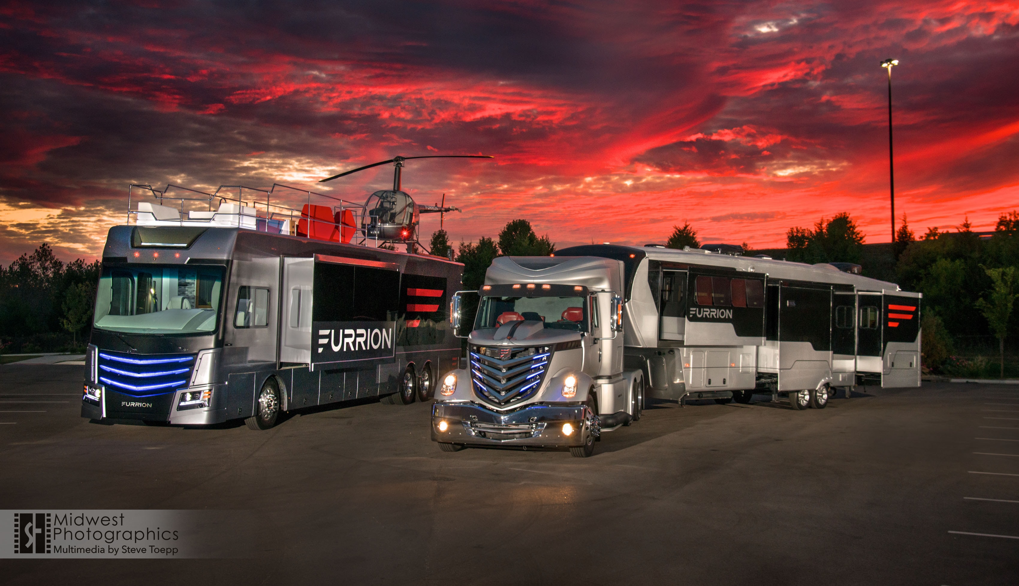 Recreational vehicle advertising photography